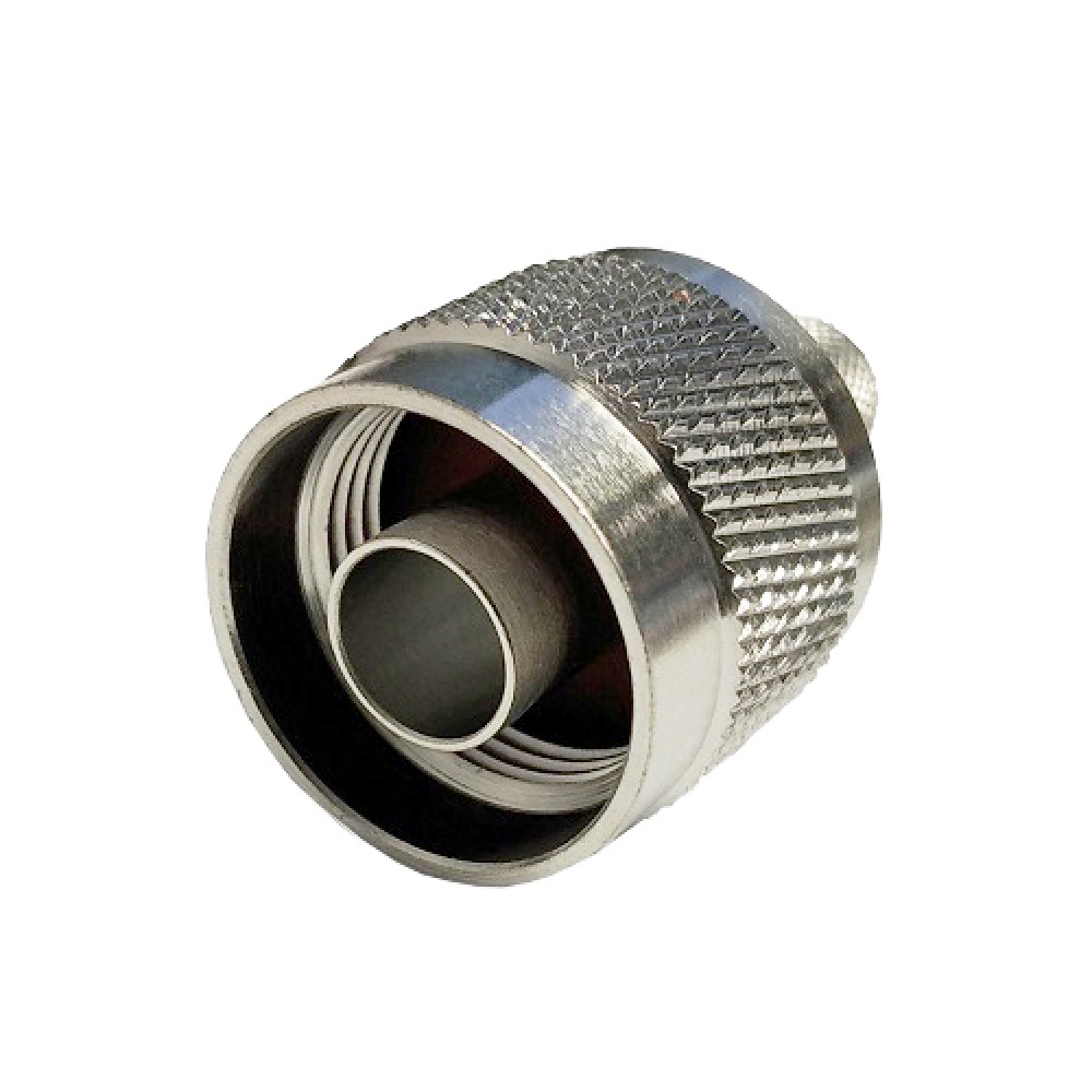 N-male Crimp Connector for RG6 Cable